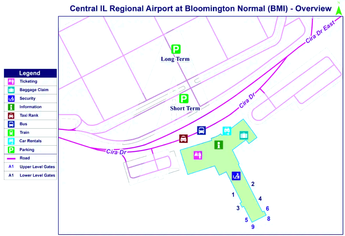 Aeroporto regionale dell'Illinois centrale