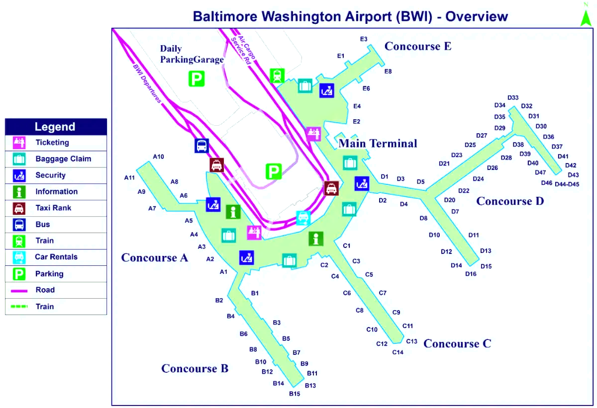 Aeroporto internazionale Thurgood Marshall di Baltimora/Washington