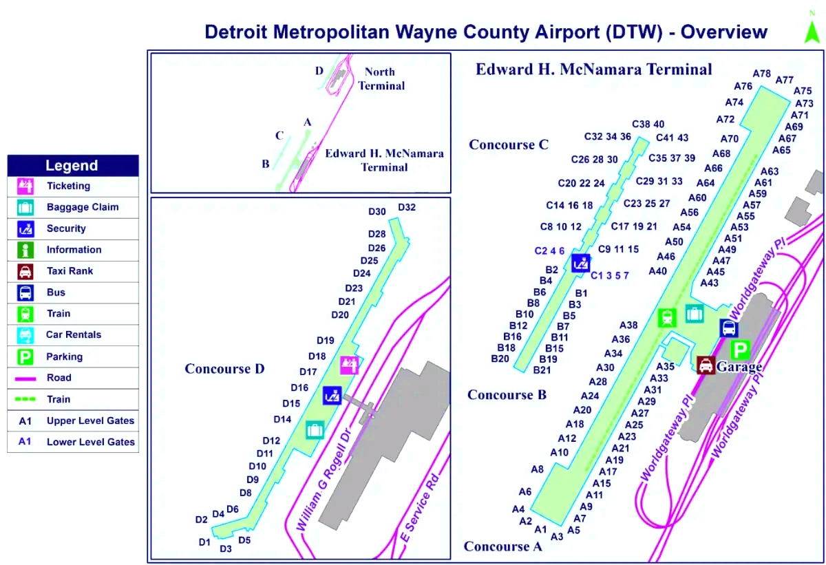 Aeroporto metropolitano della contea di Wayne di Detroit