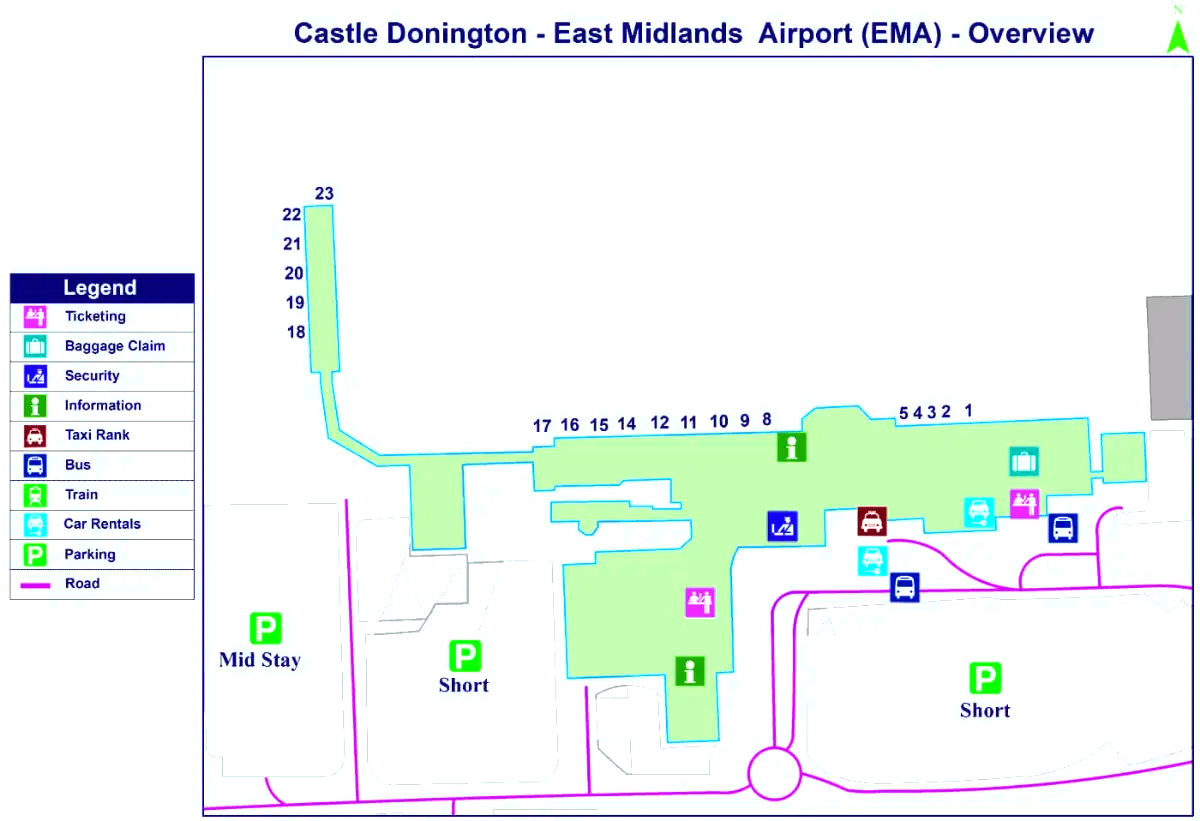 Aeroporto delle Midlands Orientali