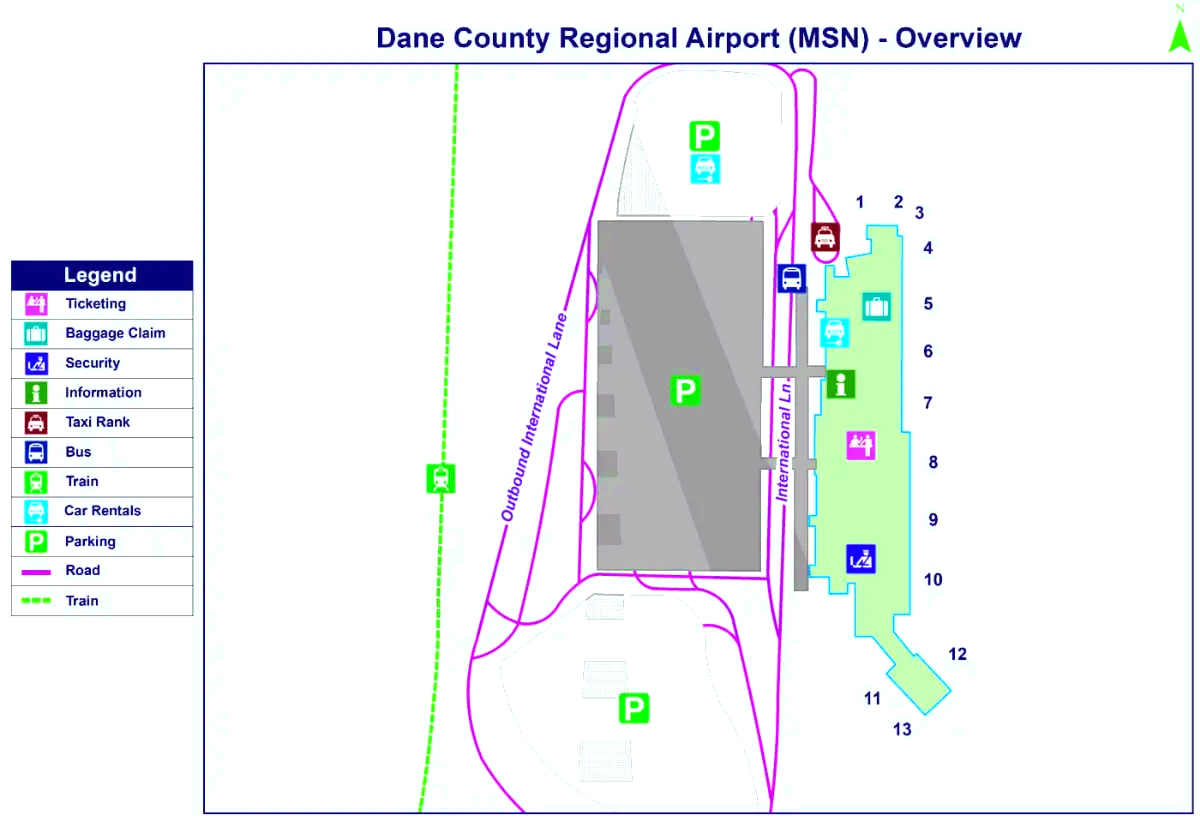 Aeroporto regionale della contea di Dane